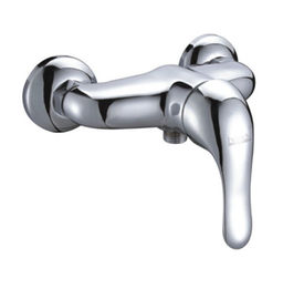 Polished Brass Wall Mounted Bathroom Shower Mixer Taps  supplier