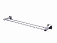 China Hotel Style Towel Shelf Bathroom Hardware Collections , Double Rods distributor
