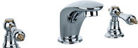 Best Contemporary Deck Mounted 2 Handle Bathtub Mixer Taps / Brass Bathroom Faucet for sale