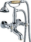 Best Two Hole Traditional Bath Mixer Taps , Double Handle Tub Faucet for sale