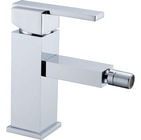 Best Bathroom Polished Smooth Single Handle Bidet Mixer Taps Brass With Square Handle for sale