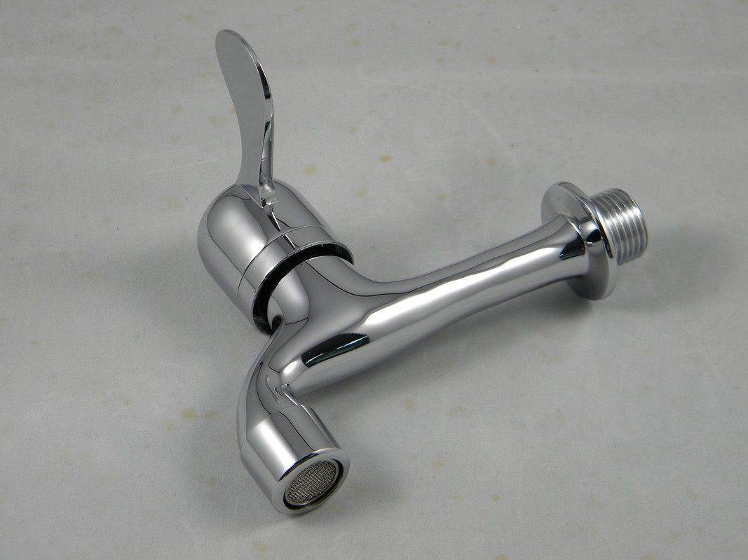 Modern Wall Mounted Washing Machine Taps , Washer Taps With QuickOpen