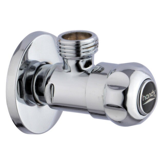Brass Angle Valve For Bathroom Fittings, One In and One Out G 1 / 2
