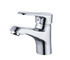 Commercial Ceramic Cartridge Square Basin Tap Faucets Brass With Chrome Plated supplier