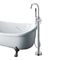 cheap  Floor Standing Bathtub Mixer Taps Faucet With Hand Shower , low pressure