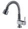 Single Hole Pull-Out Kitchen Faucet With Press Button , Sink Mixer Tap supplier