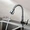 Single Hole Pull-Out Kitchen Faucet With Press Button , Sink Mixer Tap supplier