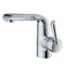 Deck Mounted Basin Tap Faucets , Basin Mixer Faucet Single Hole supplier