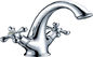 cheap  Chrome plated Basin Tap Faucets with Ceramic valve core , deck mounted