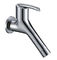 Single Hole Wall Mounted Basin Taps With Zinc Alloy Chrome Plated Handle supplier
