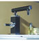 Square Ceramic Brass Basin 1 Hole Tap Faucet With Bake Lacquer Surface For Hotel supplier