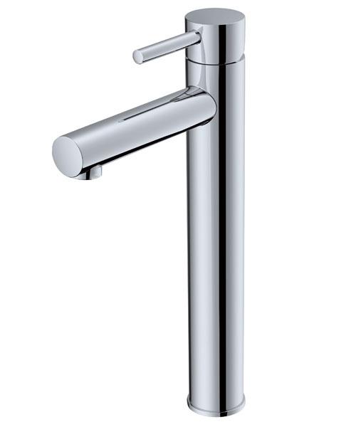 High Single Lever Mixer Taps In Chrome Finish For Single Hole Art Lavatory