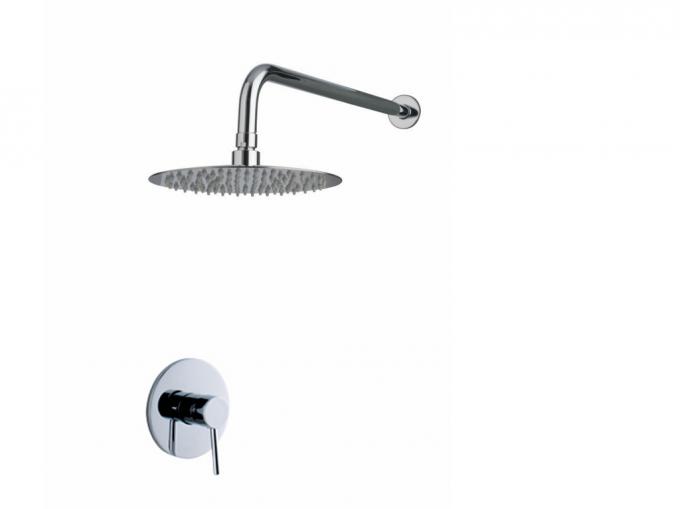 8 Inch SUS304 Stainless Steel Round Shower Head and Shower Arm
