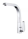 China Square Single Lever Kitchen Mixer Tap , Single Handle Brass Kitchen Faucets distributor