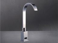 China Counter Basin Automatic Sensor Faucet With Single Hole , Brass Touchless Kitchen Faucet distributor