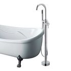Floor Standing Bathtub Mixer Taps Faucet With Hand Shower , low pressure for sale