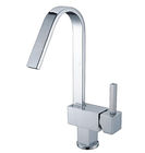 China Deck Mounted One Hole Kitchen Sink Mixer Taps , High Arc Top Mount Faucet distributor