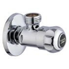 China Brass Angle Valve For Bathroom Fittings, One In and One Out G 1 / 2 " distributor