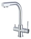 China Three ways Brass Kitchen Tap Mixer With Direct Drinking Water Faucet distributor