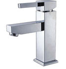 China Single Lever Deck Mounted Square Basin Tap Faucets , Single Handle Square Mixer Tap distributor