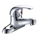Best Contemporary Polished Brass One Handle / Single Lever Mixer Taps With 2 Hole for sale