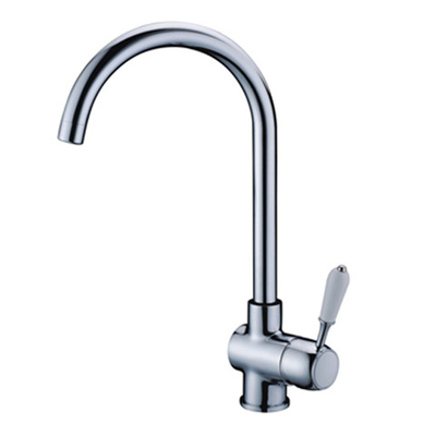 Best Contemporary One Handle Kitchen Tap Faucet Ceramic Cartridge Deck Mounted for sale