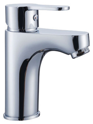 Metered Contemporary One Hole Basin Tap Faucets With Automatic Mix , Ceramic Cartridge