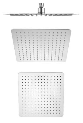 12" - 20" Square Stainless Steel Rain Shower Faucet Accessories , Chrome Plated