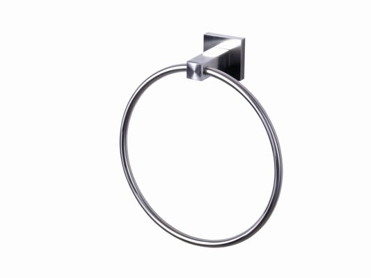 Double Rods Chrome Towel Ring For Bathrooms Economical