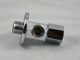 Chrome Plated Square Brass Angle Valves With Single Hole 1 / 2" x 3 / 4" , ISO supplier