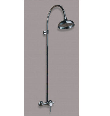 Rainshower wall mount Brass Bath Shower Mixer Taps with Chrome finish