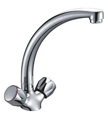 Home Brass Kitchen Tap Faucet Single Hole For Stainless Steel Sink