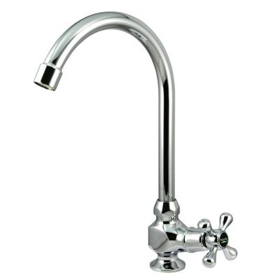 Home 1 Handle Brass Kitchen Tap Faucet Deck Mounted with Single Cold