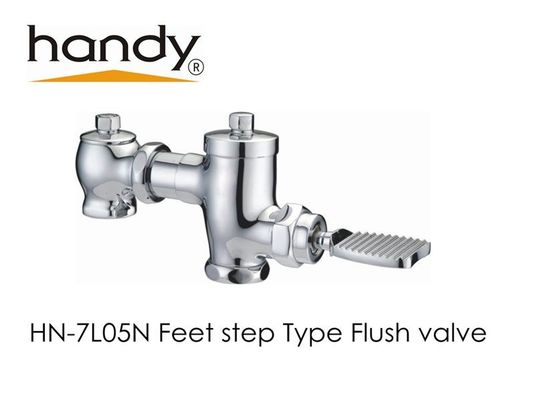 Toilet Adjustable Self-Closing Flush Valve With foot-Pedal , Eco-friendly