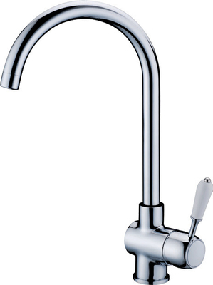 Chrome plated Kitchen Tap Faucet Restaurant faucet With H59 brass supplier