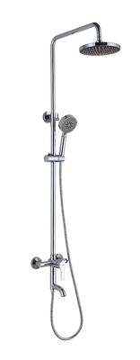 Rotating Wall Mounted Shower Mixer Taps Two hole FOR hand shower supplier