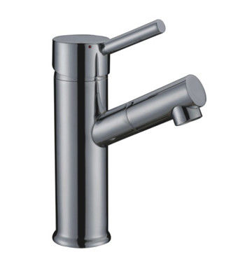 360° rotated Basin Tap Faucets Ceramic Cartridge Basin Mixer With Chromed Plated