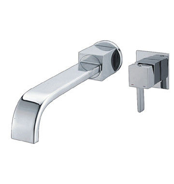 Single Lever Wall Mounted Brass Basin Tap Faucet  In Chrome Finishing
