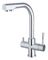 cheap  Three ways Brass Kitchen Tap Mixer With Direct Drinking Water Faucet