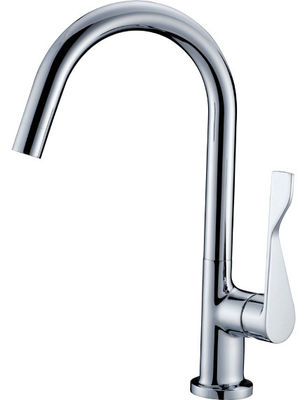 One Hole Sink Mounted Kitchen Tap Faucet  With 360 ° Rotated Water Pipe