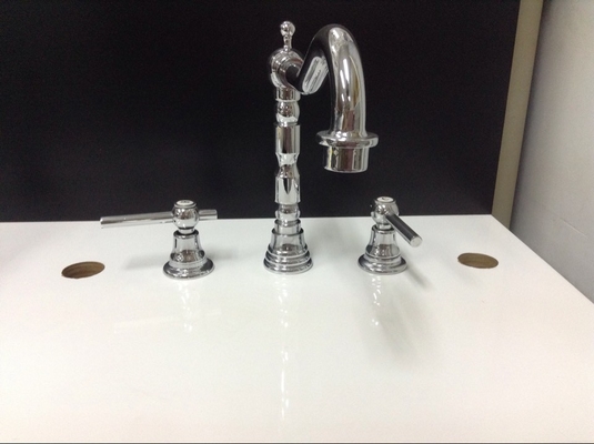 Three Holes Installation Kitchen Tap Faucets Made of Low - Lead Brass supplier