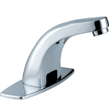 cheap  Single Hole Water-Saving Automatic Sensor Faucet , Hands Free Bathroom Basin Taps