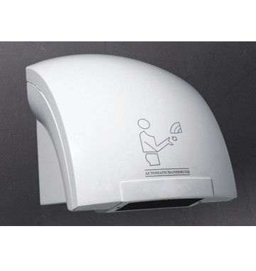 Restaurant ABS Commercial Bathroom Wall Mounted Automatic Hand Dryer , 220V 50 - 60HZ