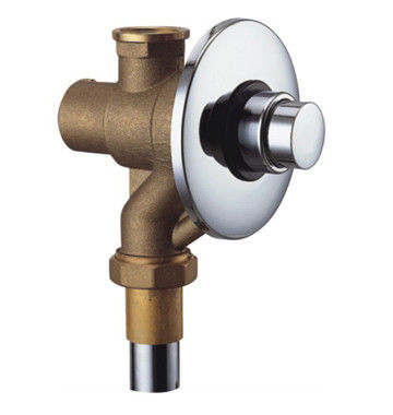 Wall-Mounted Concealed Toilet Self-Closing Flush Valve With Button Switch , 3 - 5”