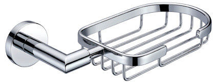 Bath Wall Mount Corner Soap Dish Bathroom Hardware Collections , Brass Basket