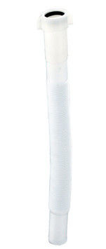 Professional Standard White PVC Flexible Hose For Bath Pop Up Waste