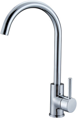 High ARC Single Handle Kitchen Tap Faucet , Hot And Cold Water Mixer Tap