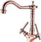 Classic Antique Brass Copper Three Way Kitchen Tap For Cold And Hot Water supplier