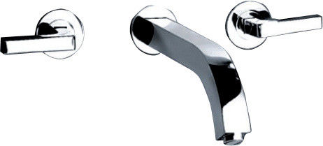 3 Hole Wall Mounted Basin Taps 