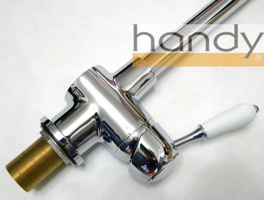 Contemporary One Handle Kitchen Tap Faucet Ceramic Cartridge Deck Mounted